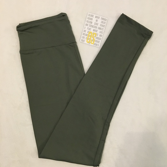 LuLaRoe Pants - NWT Olive Green Leggings